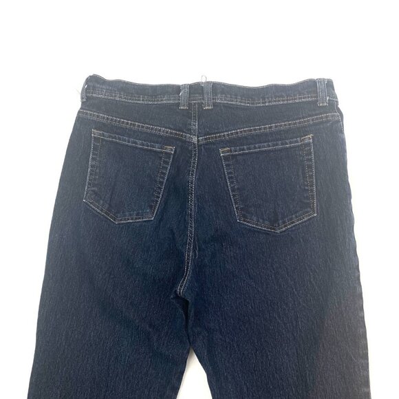 Gloria Vanderbilt Amanda Straight Leg Women's size 14P Dark Blue Denim jeans - Picture 2 of 4